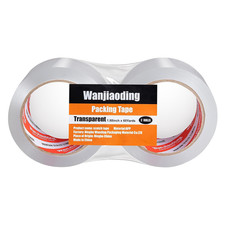 Heavy Duty Packing Tape 2 Rolls, Clear, 2.7 Mil, 1.88" X 60Y  Total 120Y, Ultra