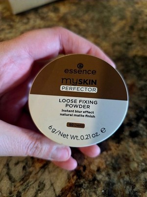 Essence MY SkIN Perfector Loose Fixing Powder. 50 DEEP. BRAND NEW!! 6G 0.21 OZ