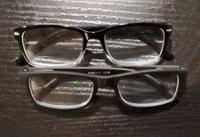Black Rectangle Reading Glasses +1.50 Clear L...