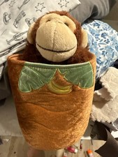 Aurora World Palm Pals Monkey in Banana Plush Basket