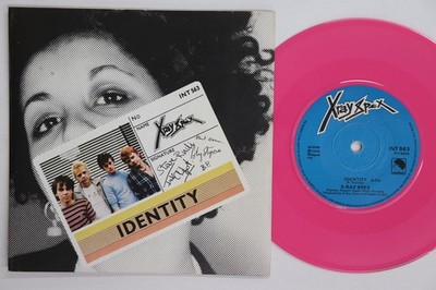 7'' X RAY SPEX Identity / Lets Subm INT563 EMI UK
