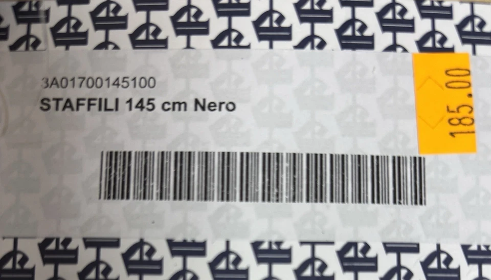 Prestige Non-Stretch Stirrup Leathers w/Flat Buckles *Made in Italy*  47" - BLK - Image 3 of 4