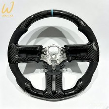 Real Carbon Fiber Steering Wheel For Ford Mustang Boss 302 Shelby Gt500 2012-14