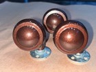 3 VINTAGE SHEPHERD 1.5" METAL CASTERS LOOK NEW WITH NO WEAR OR USE — photo 3