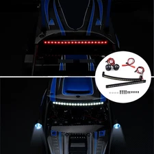 RCBATER 1Set Front & Rear LED Light Kit for Tra-xas 8S Funco RC 1/6 Off-Road Car