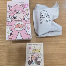 Bendie Pink Care Bear Walk of Heart Bear Figure, NEW