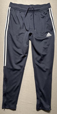 Adidas Aeroready Sereno Slim Tapered 3 Stripes Track Pants Mens Large Athleisure