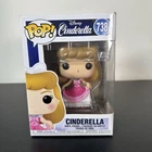 Disney Princess Cinderella Pink Dress 738 Vinyl Figure Funko Pop