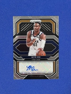 2020-21 Panini Prizm Penmanship Miye Oni #PE-MON Auto Autograph RR
