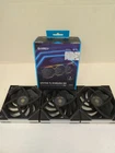UNTESTED - Lian Li Uni Fan TL Wireless 120 - Black - 3 Pack FANS ONLY - (READ)
