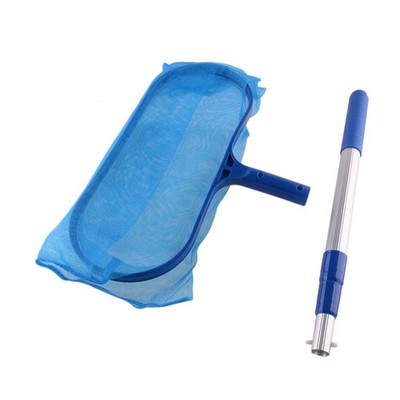 Swimming Pool Deep Skimmer Net Spa Pond Cleaning Mesh With Telescopic Pole