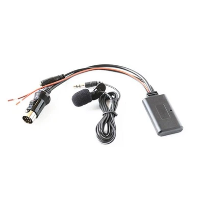 Adaptador Bluetooth AUX de coche cable de micrófono de audio para Kenwood 13 pines CD estéreo