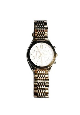 Michael Kors Oversized Aspyn Gold-Tone Watch Modern Mob Wife Old Money Design