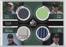 2014 SP Game Used Edition Tour Gear Quads Shirt Corey Pavin David Duval rf2