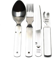 Set posate tedesche 4 pezzi utensili da cucina stile cucchiaio forchetta coltello kit posate