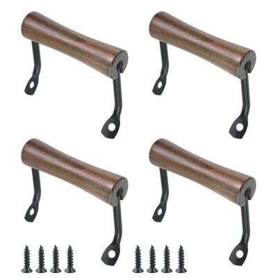 Crapyt 4 PCS Handles for Trays Serving Tray Handles Box Pull Handle Sturdy Se...