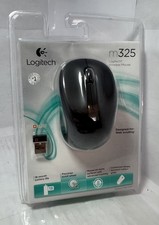 Logitech M325 Wireless Optical Mouse Black USB Unifying Receiver New Sealed
