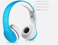 Lilgadgets Connect Wired Kids Headphones for School with Mic, Foldable, Volume