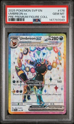 2025 POKEMON SVP EN-SV BLACK STAR PROMO #176 UMBREON EX PSA 10