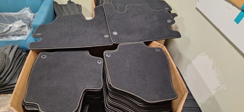 Chrysler OEM Factory Floor Mats 2016 -2025 Voyager Pacifica Black Carpet