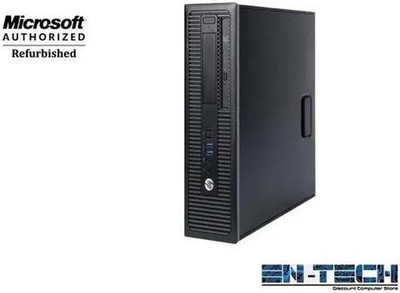 HP EliteDesk 800 G1 SFF PC i5-4570 8GB RAM 500GB SSD HDD W10 Pro