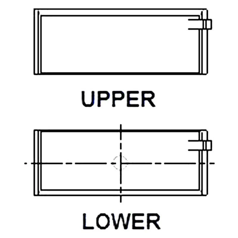 For Chevy P30 Van 1968-1974 ACL 8B663HD-STD Race Connecting Rod Bearing Set Foto 2 de 4