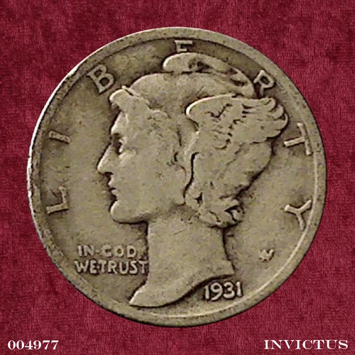 1931-S Mercury Dime (Circulated) Scarce Issue ~ Grade: Fine