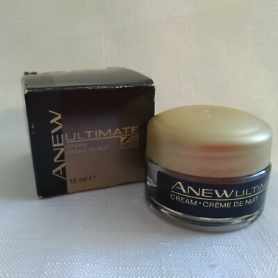  Avon ANEW ULTIMATE 7s NACHTCREME für Gesicht 15ml NEW OLD STOCK Probiergröße