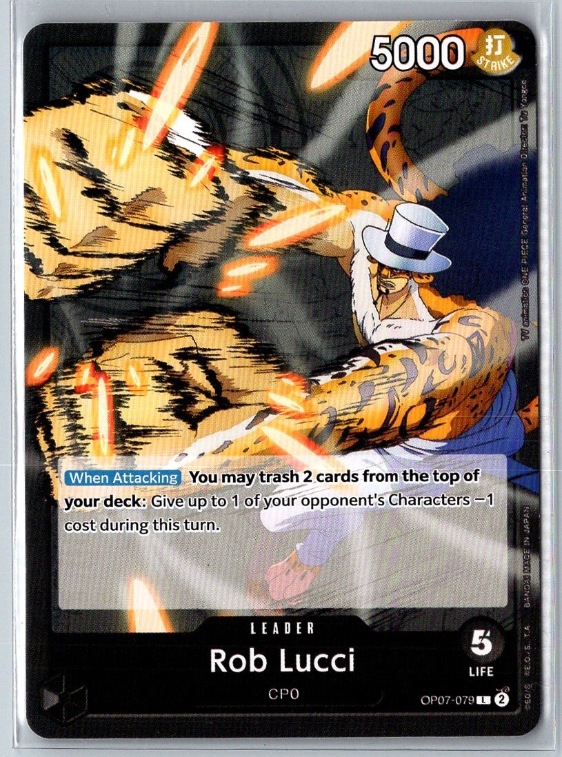 2023 ONE PIECE CARD GAME ROB LUCCI LEADER #OP07-079 | eBay
