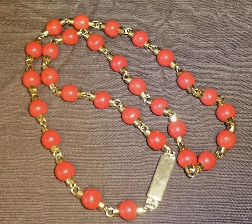BIJOUX CASCIO Vintage Modernist Beaded Necklace