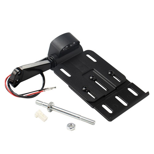 Extendable License Plate Holder For Harley Sportster 883/1200 XL Bracket W/Light - Foto 5 di 12