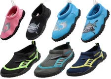 Norty Childrens Boys Girls Kids Skeletoe Beach Pool Slip On Aqua Sock Water Shoe