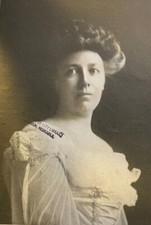 1907 Vintage Magazine Illustration First Lady Mrs. William Howard Taft