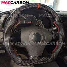 Volante de fibra de carbono real apto para Chevrolet Corvette C6 Z06 ZR1 2006-2011