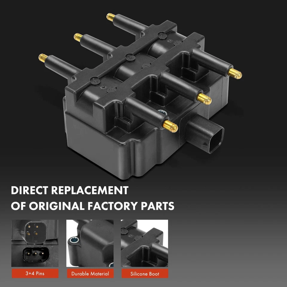2x Bobina de encendido y 10x Kit de bujías de iridio para Dodge Ram 2500 3500 94-96 8,0 L Foto 4 de 4