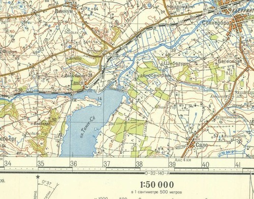 Mapas topográficos militares soviéticos rusos - BJERRINGBRO (Dinamarca), edición 1961 - Imagen 2 de 5