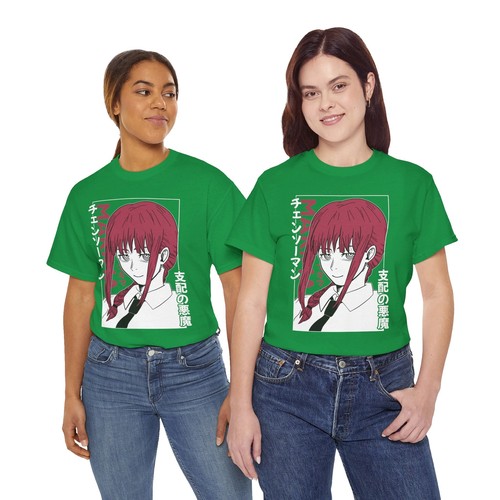 Makima Chainsaw Man Shirt Anime Tee T-Shirt Pochita Horror Manga Otaku Denji CSM - Picture 30 of 68