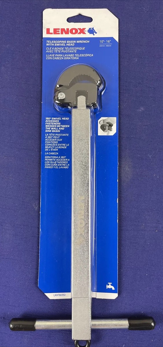 LENOX 10-in to 16-in Basin Wrench LENOX 10-in to 16-in Basin Wrench