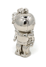 TB 3D Astronaut Robot Cartoon Silver Tone Pendant Charm House Men Kids Keychains