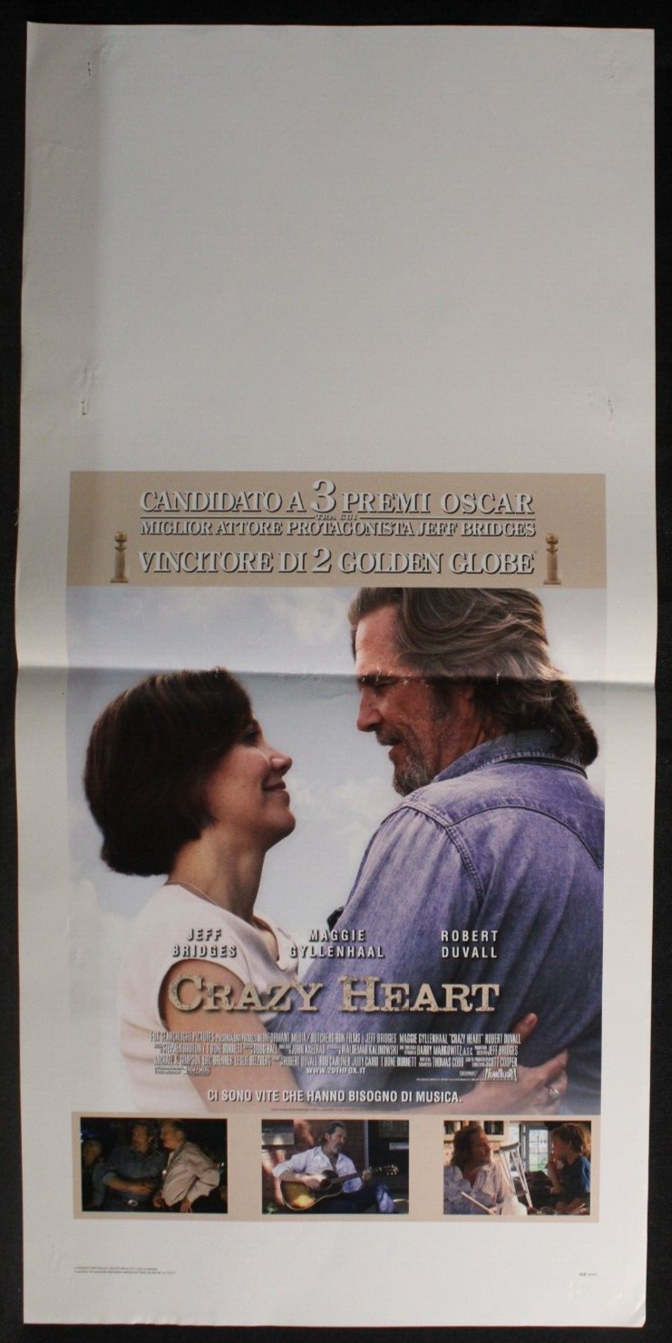Locandina originale film Crazy Heart (2010) - Regia di Scott Cooper