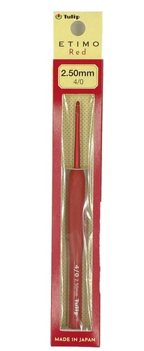 Tulip Etimo Red Crochet Hooks with Cushion Grip *SIZES 1.80mm - 6.5mm* - Picture 5 of 13