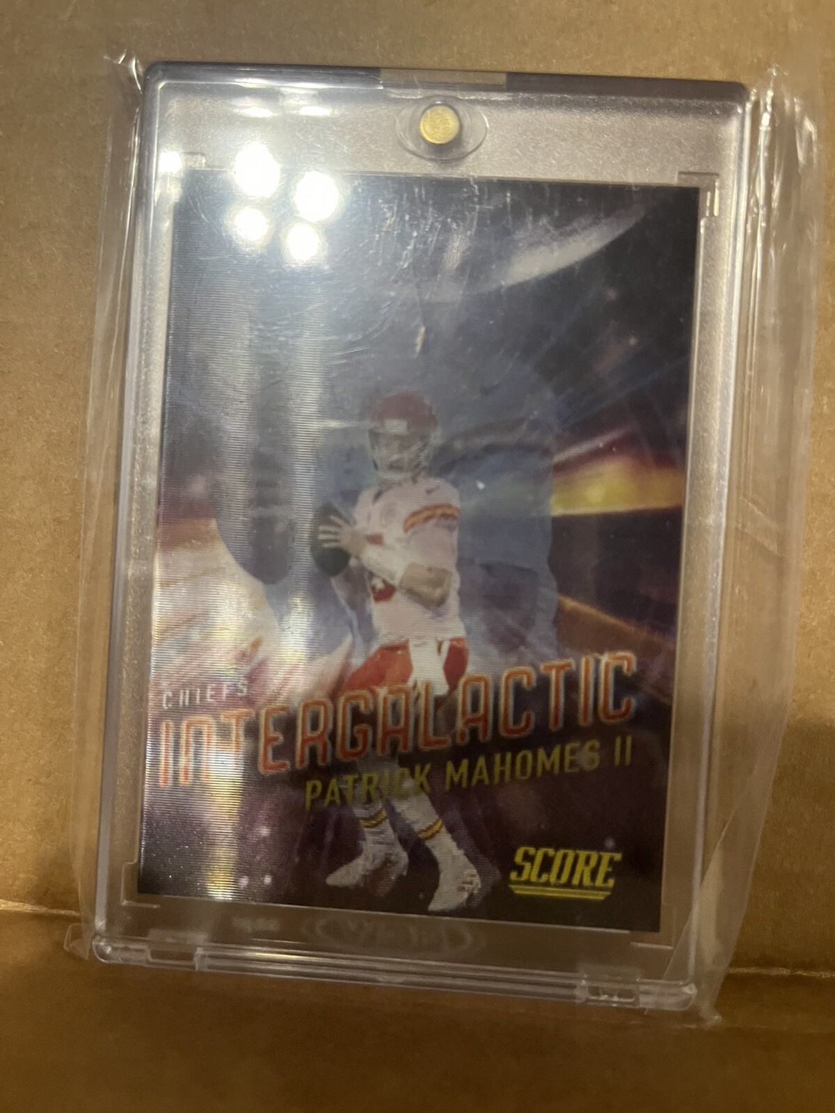 2021 Panini Score Intergalactic Patrick Mahomes #I3 Case Hit SSP Chiefs
