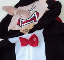 Primark Herren Overall Einteiler Jumpsuit Graf Dracula - HALLOWEEN Gr. M