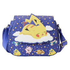 Loungefly Pokemon Eeveelutions Womens Double Strap Shoulder Bag Purse  (Brown): Handbags