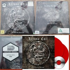 Lacuna Coil Live From The Apocalypse 2 x Lp + DVD Vinilo Color Rojo Red Only 200