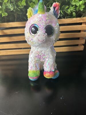 Ty FLIPPABLES - PIXY the Unicorn Changing Sequins 10'' 2019 Plush 