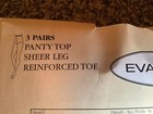 3 pairs - Evan Picone sheer pantyhose, color dark beige, size: CD — photo 9