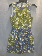 Mason’s Daughter Dress XS Mia Rose Garden Green Floral