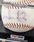 Jason Giambi PsaAutograph Signed Official AL Ball Baseball autograph Light Sign