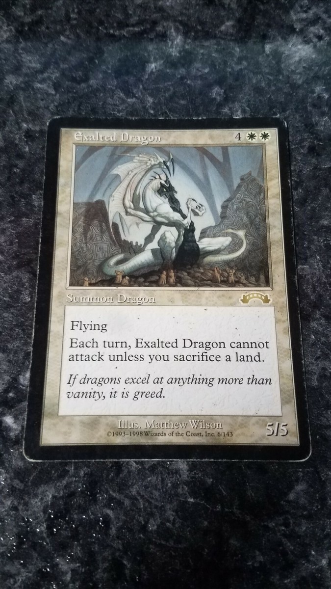 Exalted Dragon MTG マジック：ザ・ギャザリング Exalted Dragon